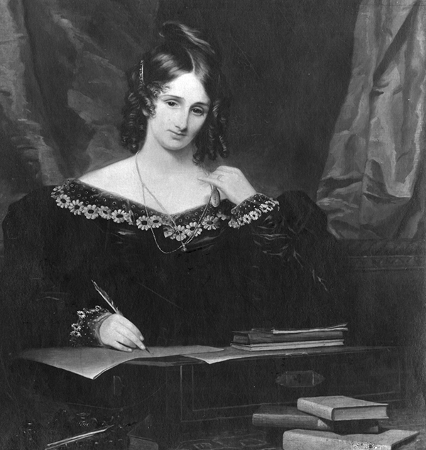 Mary shelley author card